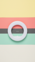Rechargeable LED selfie ring light