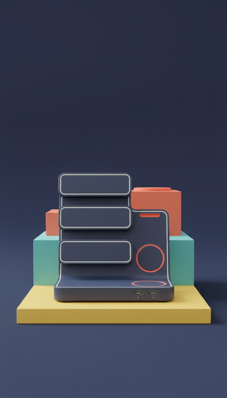 Multi-Device Charging Dock Magnetic Alignment